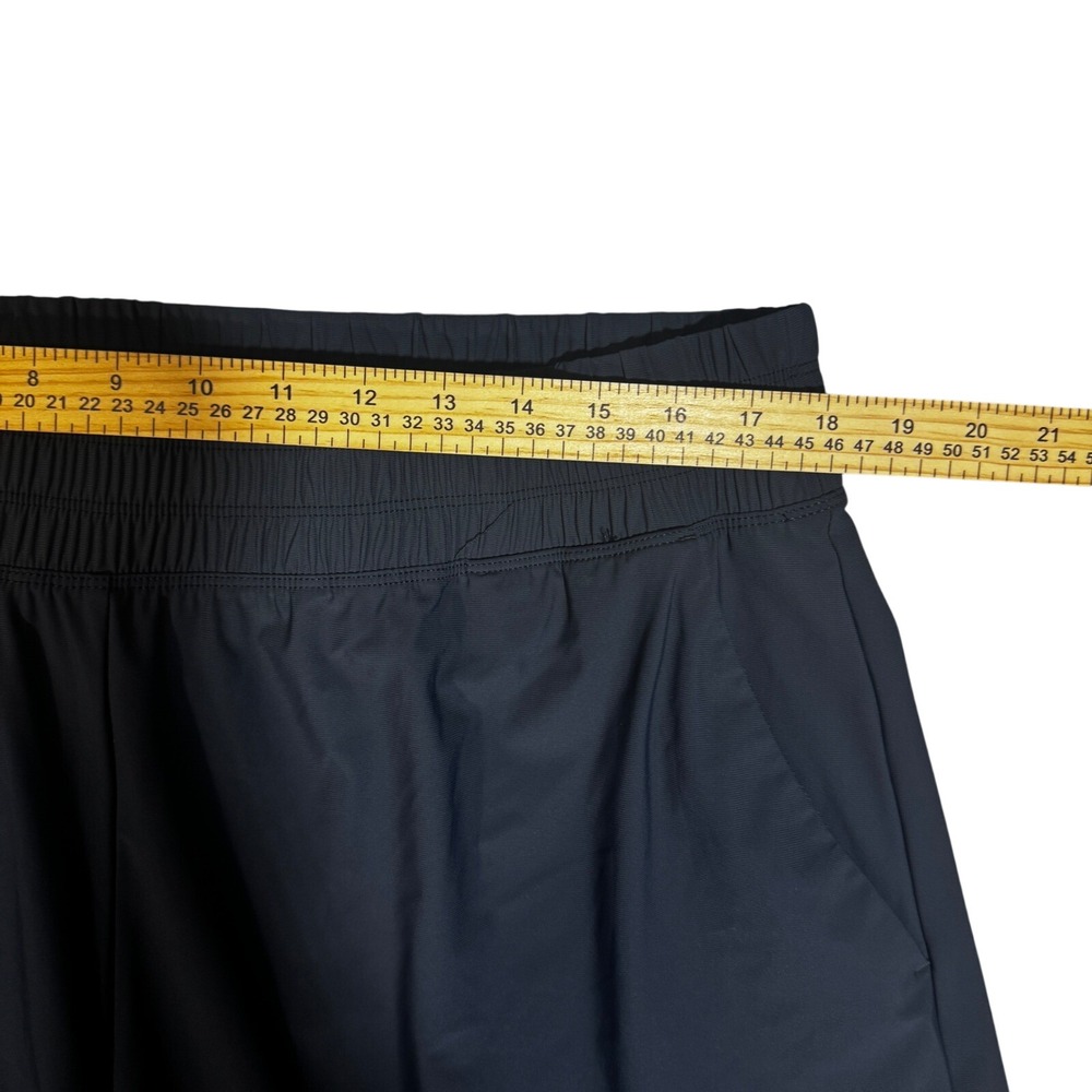 Old Navy Active SleekTech Go-Dry Pants XL Navy Blue Wide Leg Crop 1166 - Picture 4 of 7